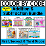 Coloring Pages Addition and Subtraction Color by Code Math