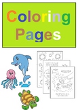 Coloring Pages - Animal Art & Writing Activities - Animal Theme
