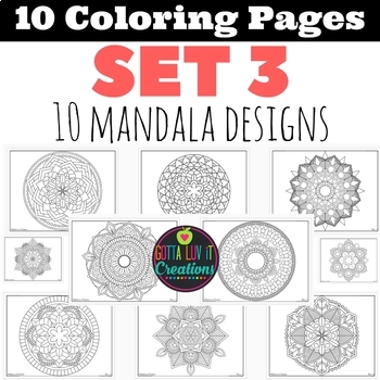 Download Coloring Pages BUNDLE 30 different Mandalas Coloring ...