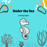 Coloring Pages | BUNDLE | UNDER THE SEA ANIMALS
