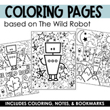 Coloring Pages & Bookmarks - Based on The Wild Robot | Robots