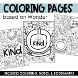 Coloring Pages & Bookmarks - Based on Wonder | Outer Space