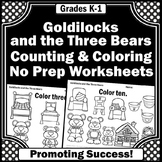 Counting to 10 Number Words Goldilocks and the Three Bears