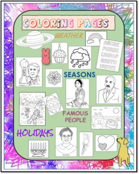 Preview of Coloring Pages (FREE)