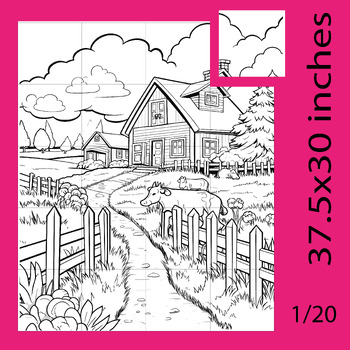 Preview of Coloring Pages For kids Country Farm