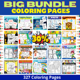 Coloring Pages Galore: Bundle for PreK & Kindergarten/327 
