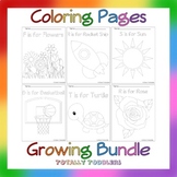 Coloring Pages | Growing Bundle