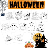 Coloring Pages Halloween Cartoons