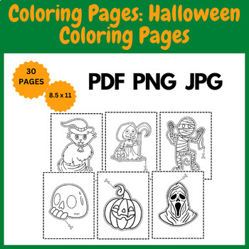 Coloring Pages: Halloween Coloring Pages by Teacher's Opportunity