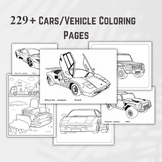 Coloring Pages I Kids Activity I Cars Coloring Book I Cars
