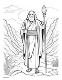 Coloring Pages Moses Christian Iconography / Jewish Iconograph