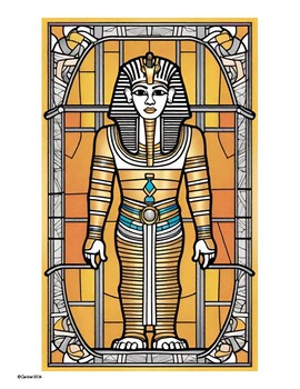 Preview of Coloring Pages Pharaoh / Egyptian / Mummy / Egyptian Iconography History