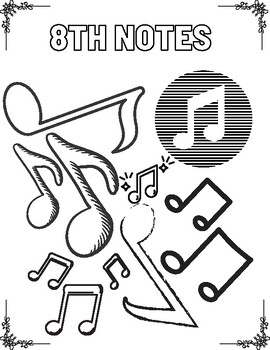 music notes coloring pages