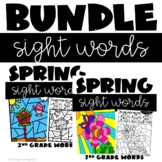 Coloring Pages Spring with 2nd and 3rd Grade Words