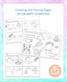 Coloring Pages Tracing and Color Recognition