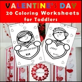 Coloring Pages Valentine's Day for Todlers