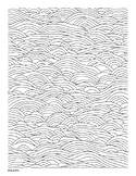 Coloring Pages Wave Ocean Doodles Summer Vacation Art