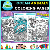 Coloring Pages activity:Ocean Animals Coloring Pages for Kids