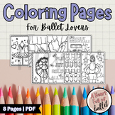 Coloring Pages for Ballet Lovers | Fun Coloring Activity