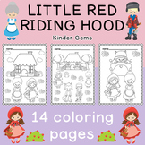 Coloring Pages for Kids - Little Red Riding Hood