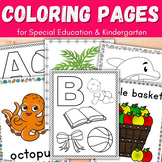 Coloring Pages for Kindergarten and Special Education | Co