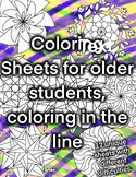 Coloring Pages for Older/Advanced Students, Coloring in Li