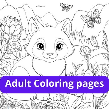 Preview of Coloring Pages for adults relaxation 2024