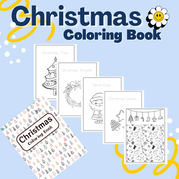 Preview of Coloring Pages for christmas (Workbook, Worksheets)