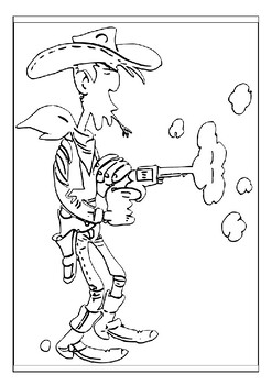 cowboy gun coloring pages