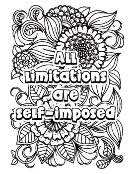 12 Inspiring Quote Coloring Pages for Adults–Free Printables! 