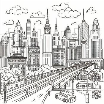 Coloring Picture: Onto the Railways by Teacher Sergio | TPT