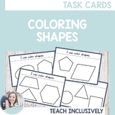 Coloring Shapes Task Cards