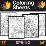 Coloring Sheets 2 Spring