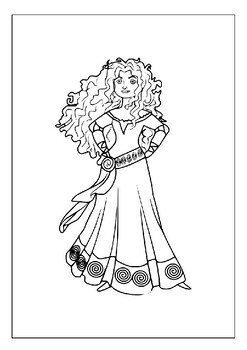 disney princess coloring pages brave