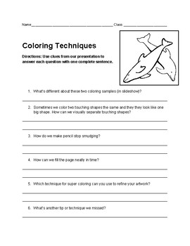 Preview of Coloring Techniques Notes