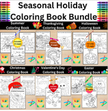 Coloring Through the Seasons: A Holiday Coloring Book Adve