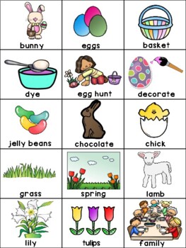 Coloring activity pages in English - Easter by Vari-Lingual | TPT