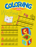Coloring and writing book for toddlers