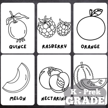 fruits and vegetables coloring pages