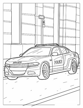 Coloring book cars Preschool coloring pages Printable 50 Pages by My ...