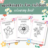 Coloring book for kindergarten children.