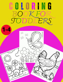 Coloring book for toddlers, welcome SPRING