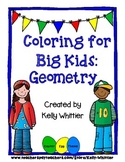 Coloring for Big Kids: Geometry Review and Practice