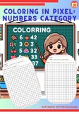 Coloring in Pixel : Numbers Category