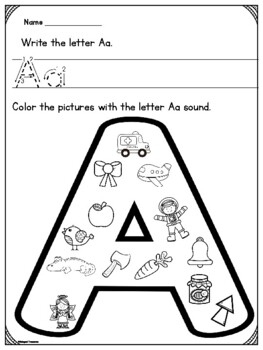 coloring initial sounds by bilingual treasures tpt