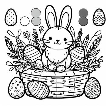 Preview of Coloring page: Easter 2024
