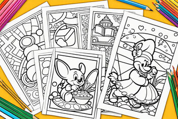 Preview of Coloring pages