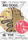 Coloring pages Big Dogs