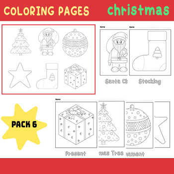 Preview of Coloring pages - Christmas