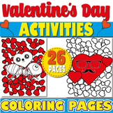 Coloring pages | Valentine's Day Worksheets | February | W
